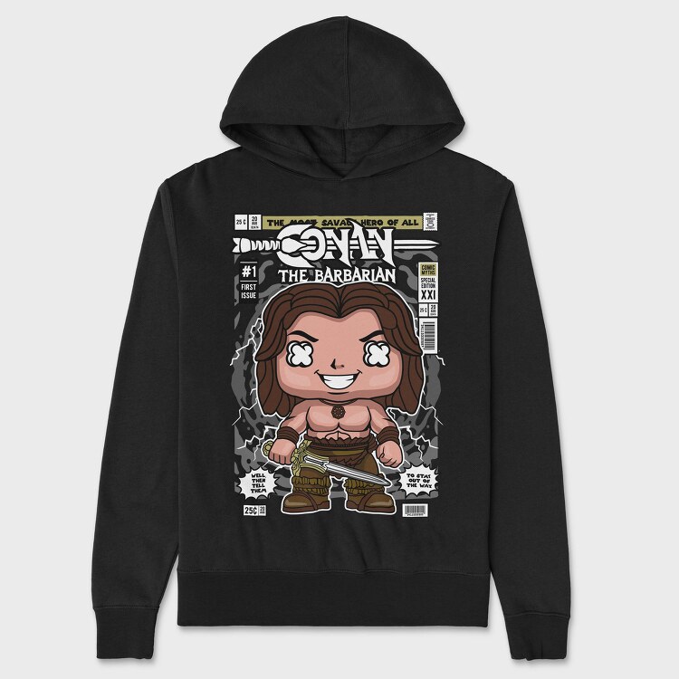Conan The Barbarian, Hanorac Oversize Barbati (Unisex)