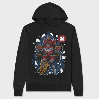 Cyber Samurai, Hanorac Oversize Barbati (Unisex)