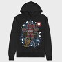 Cyber Samurai, Hanorac Oversize Barbati (Unisex)