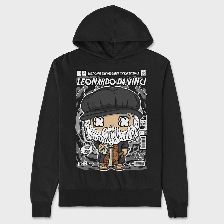 Da Vincis Wisdom, Hanorac Oversize Barbati (Unisex)