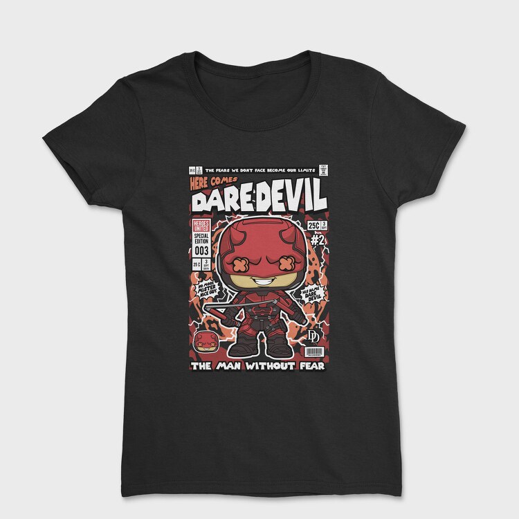 Daredevil Comic Chibi, Tricou Femei