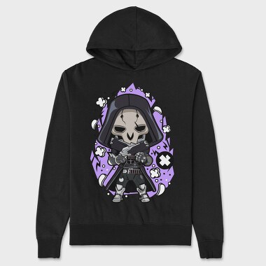 Dark Knight Chibi, Hanorac Oversize Barbati (Unisex)