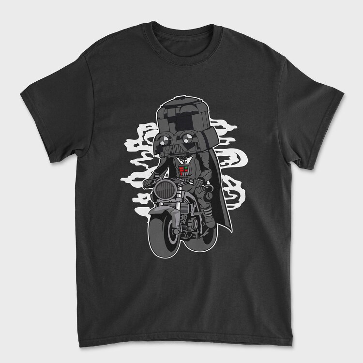 Darth Vader Rider, Tricou Barbati (Unisex)