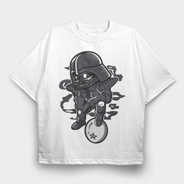 Darth Vader Streetwear, Tricou Oversize Barbati (Unisex)