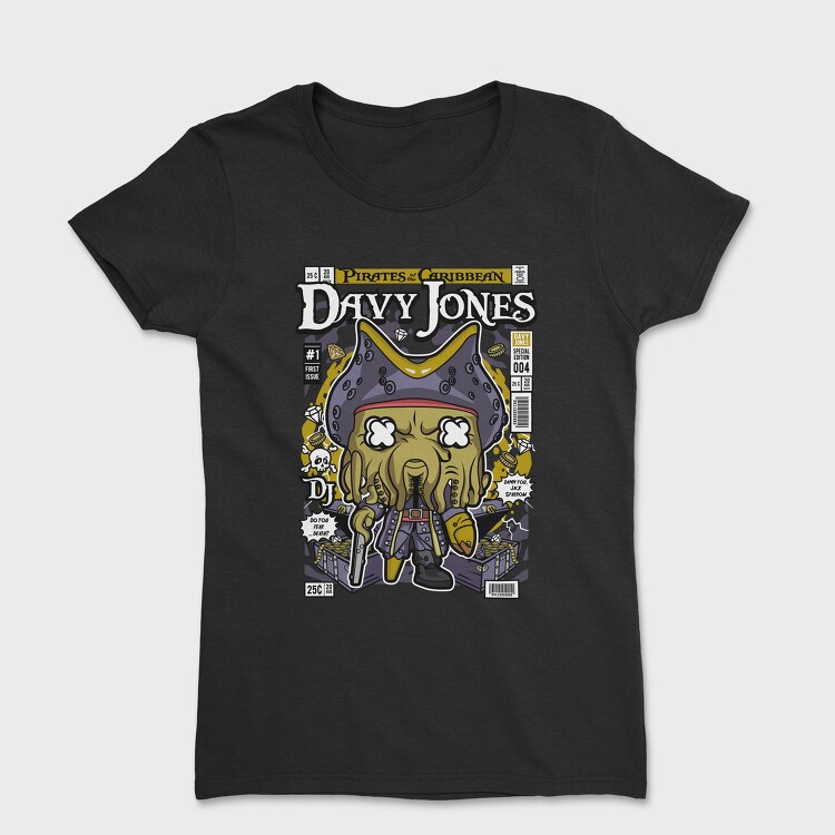 Davy Jones Pirate Treasure, Tricou Femei