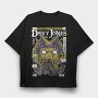 Davy Jones Pirate Treasure, Tricou Oversize Barbati (Unisex)