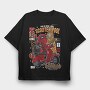 Deadpool Scooter Rider, Tricou Oversize Barbati (Unisex)