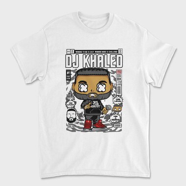 Dj Khaled Pop Art, Tricou Barbati (Unisex)