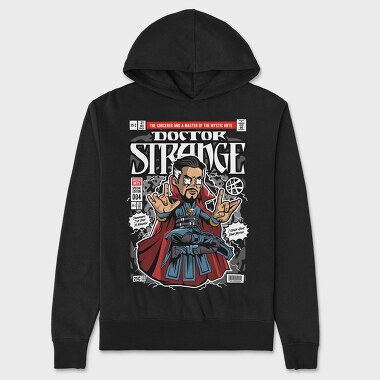 Doctor Strange Rockstar, Hanorac Oversize Barbati (Unisex)