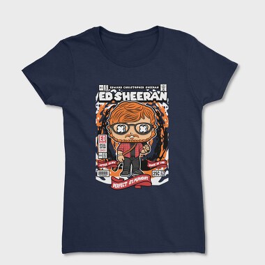 Ed Sheeran Comic Pop Art, Tricou Femei