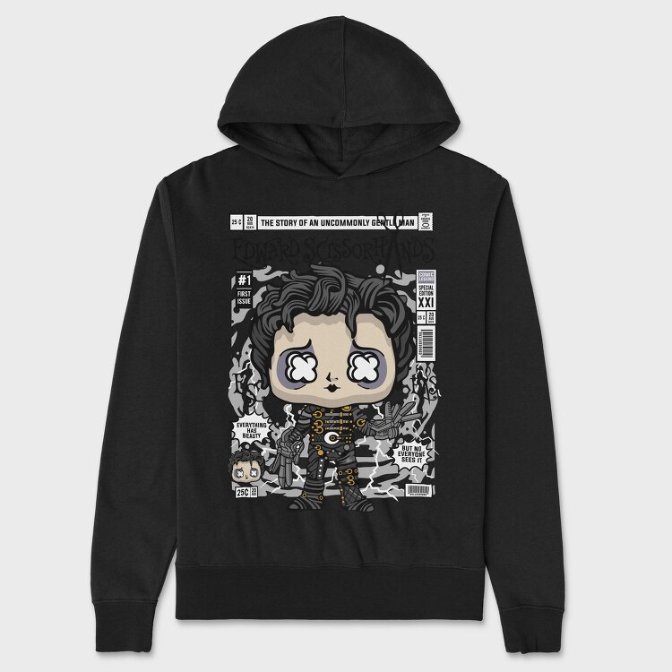 Edward Scissorshands, Hanorac Oversize Barbati (Unisex)