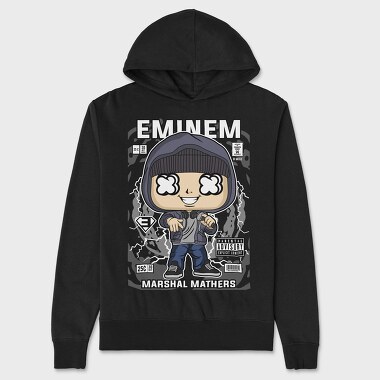 Eminem Pop Vinyl, Hanorac Oversize Barbati (Unisex)