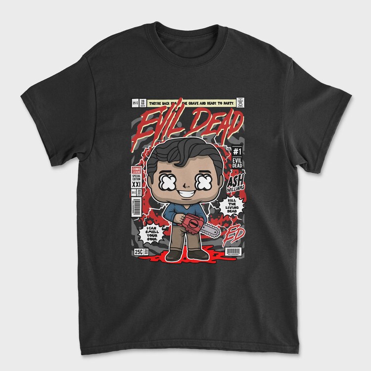 Evil Dead Ash, Tricou Barbati (Unisex)
