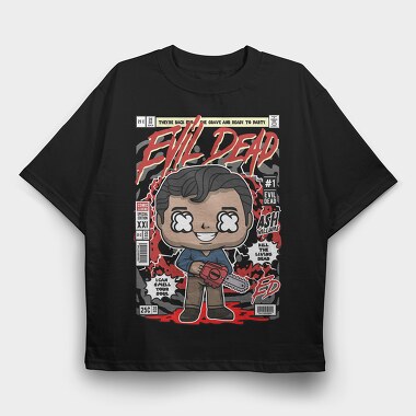 Evil Dead Ash, Tricou Oversize Barbati (Unisex)