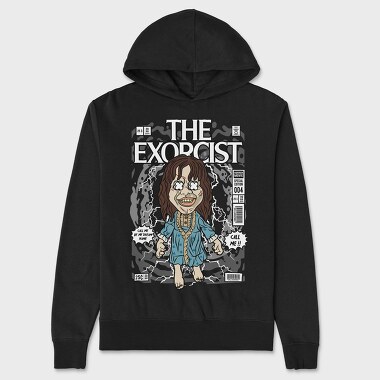 Exorcist Comic Horror, Hanorac Oversize Barbati (Unisex)