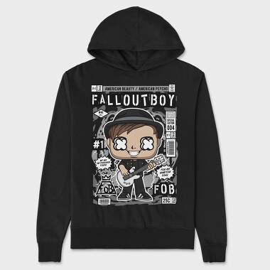 Fallout Boy Comic, Hanorac Oversize Barbati (Unisex)