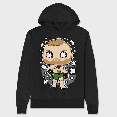 Fighting Champion Pop Art, Hanorac Oversize Barbati (Unisex)