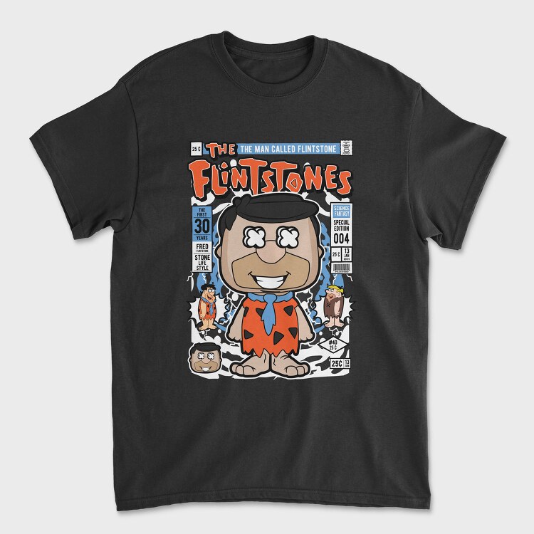 Flintstones Comic Revival, Tricou Barbati (Unisex)