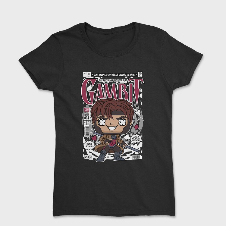 Gambit Comic Chibi, Tricou Femei