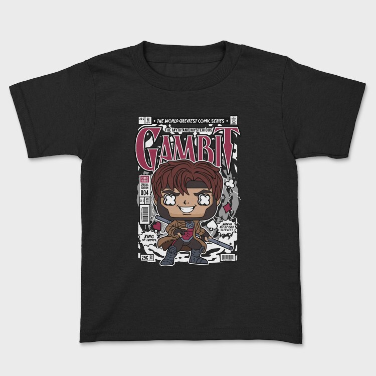 Gambit Comic Chibi, Tricou Copii