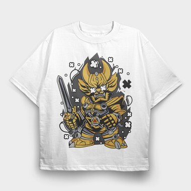 Golden Warrior Saga, Tricou Oversize Barbati (Unisex)