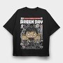 Green Day Comic Pop, Tricou Oversize Barbati (Unisex)