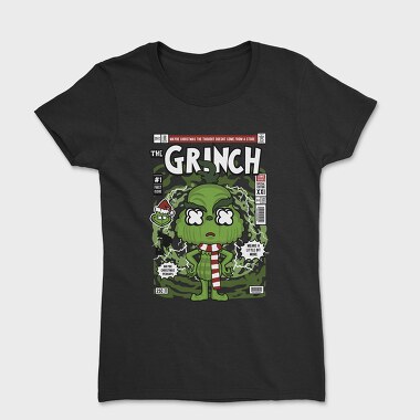 Grinchmas Comic Drop, Tricou Femei