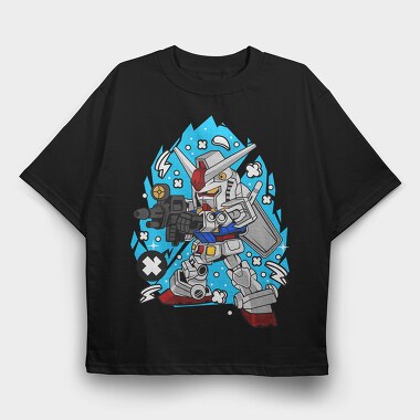 Gundam Burst Storm, Tricou Oversize Barbati (Unisex)