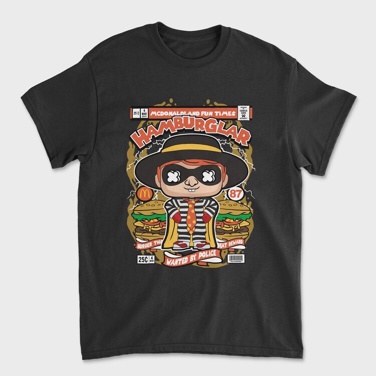 Hamburger Thief, Tricou Barbati (Unisex)