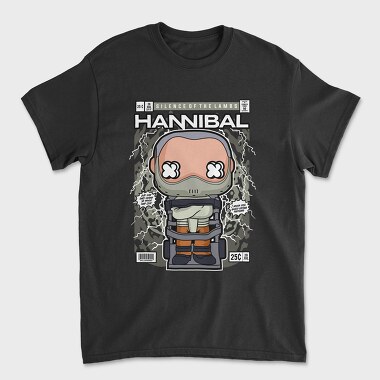 Hannibal Pop Art Comic, Tricou Barbati (Unisex)