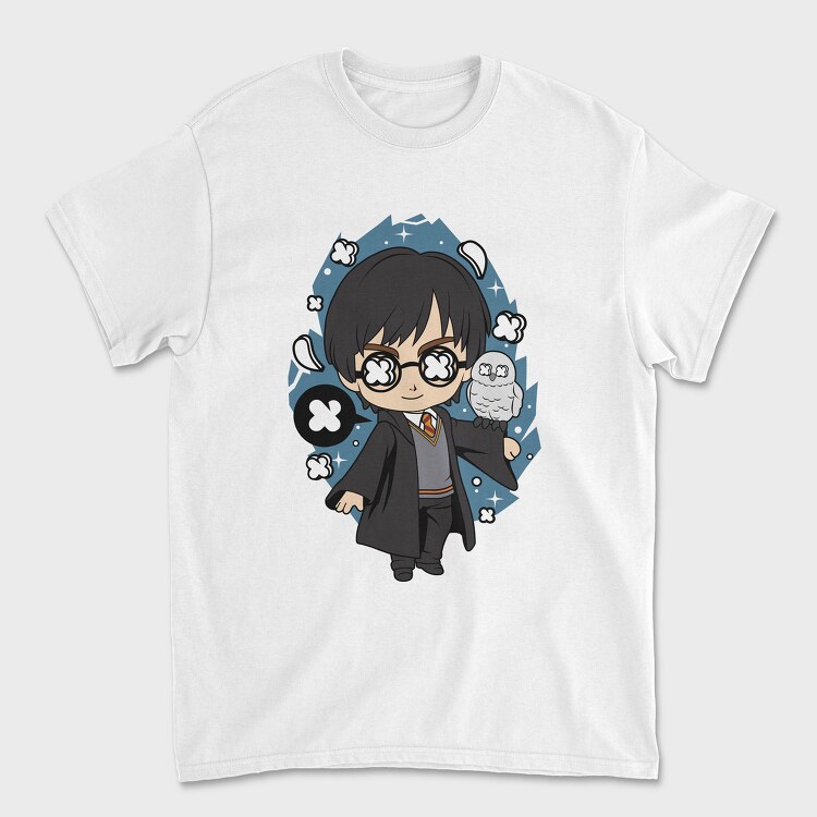 Harry Potter Chibi Magic, Tricou Barbati (Unisex)