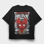 Hellboy Comic Drop, Tricou Oversize Barbati (Unisex)