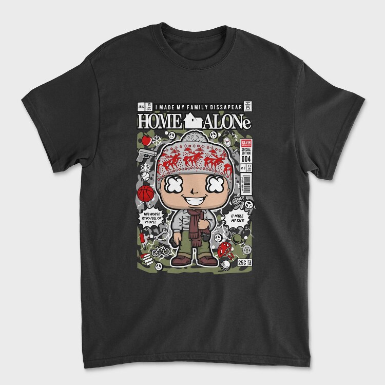 Home Alone Comic 1, Tricou Barbati (Unisex)