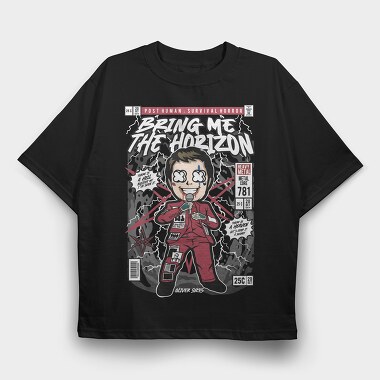 Horizon Horror Comic, Tricou Oversize Barbati (Unisex)