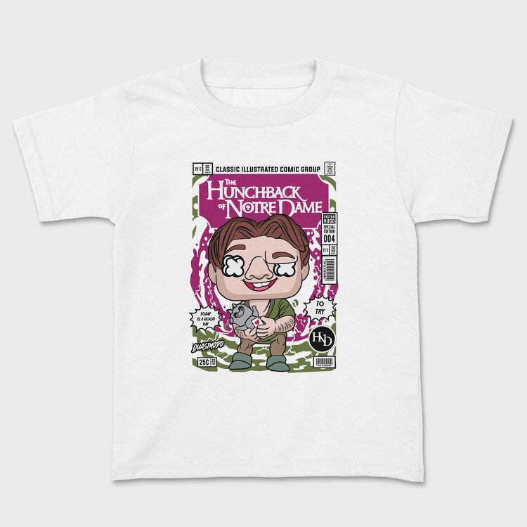Hunchback Comic Vibes, Tricou Copii