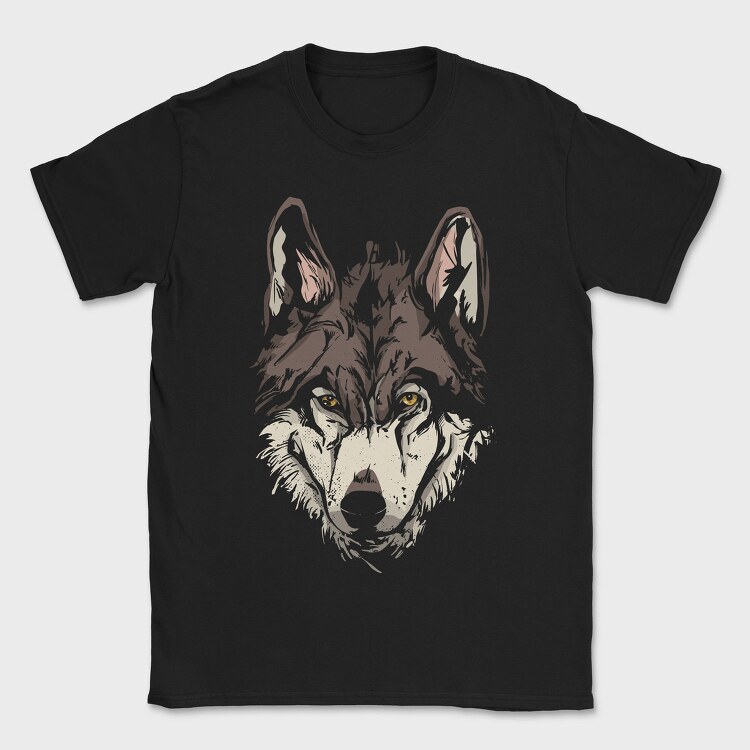 Wolf Portrait 3, Tricou Barbati (Unisex)