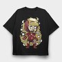 Iron Man Chibi, Tricou Oversize Barbati (Unisex)