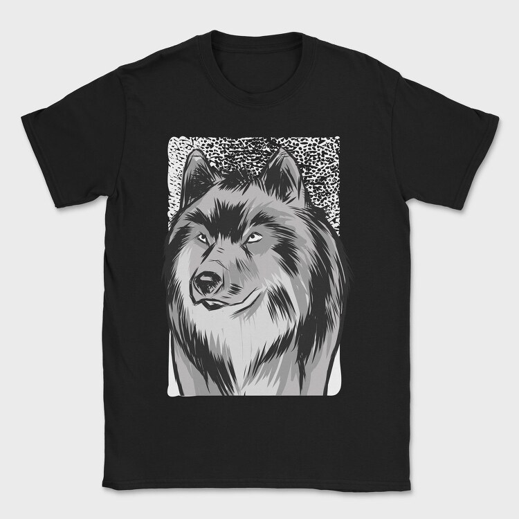 Wolf Portrait 2, Tricou Barbati (Unisex)