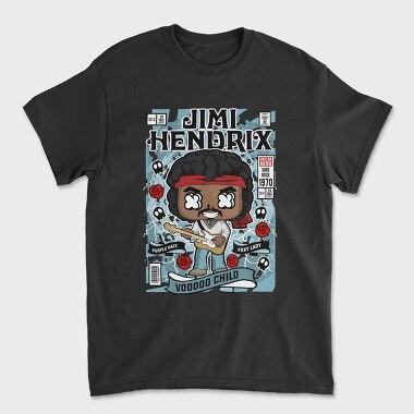 Jimi Hendrix Rock Star, Tricou Barbati (Unisex)