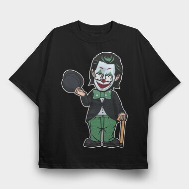 Jokers Clown Chic, Tricou Oversize Barbati (Unisex)