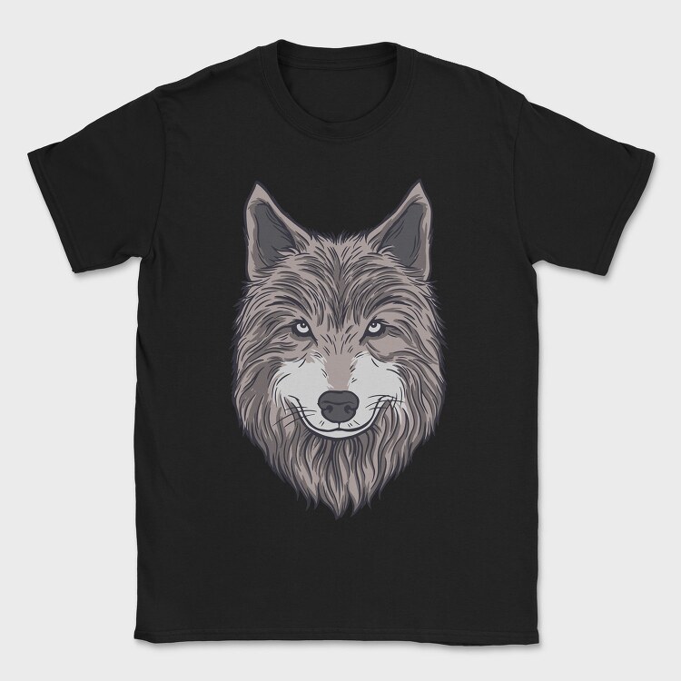 Wolf Portrait 1, Tricou Barbati (Unisex)