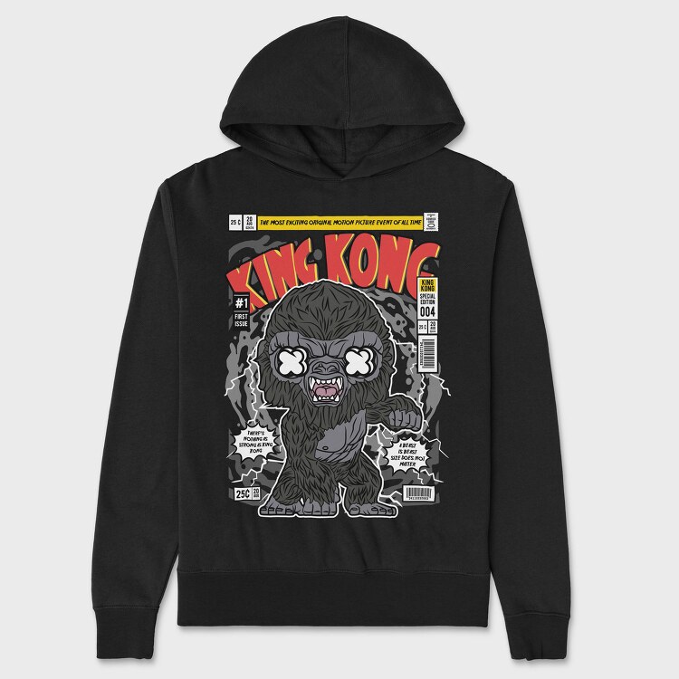 King Kong Roar, Hanorac Oversize Barbati (Unisex)