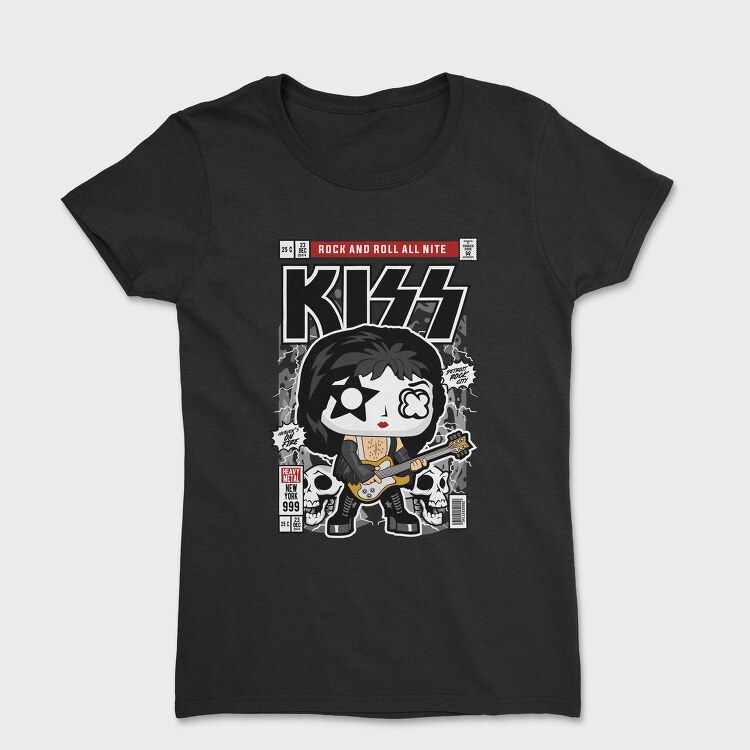 Kiss Rock Roll, Tricou Femei
