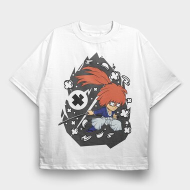 Kung Fu Ninja Warrior, Tricou Oversize Barbati (Unisex)