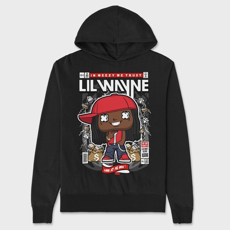 Lil Wayne Streetwear, Hanorac Oversize Barbati (Unisex)