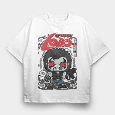 Lobos Edge, Tricou Oversize Barbati (Unisex)