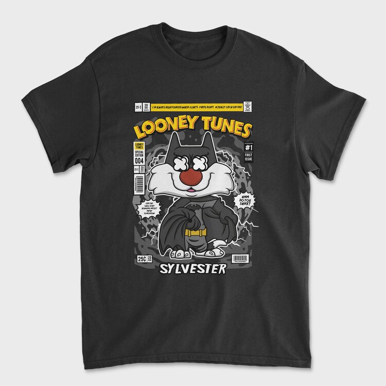 Looney Tunes Batman, Tricou Barbati (Unisex)