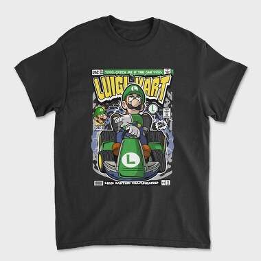 Luigi Kart Racing, Tricou Barbati (Unisex)