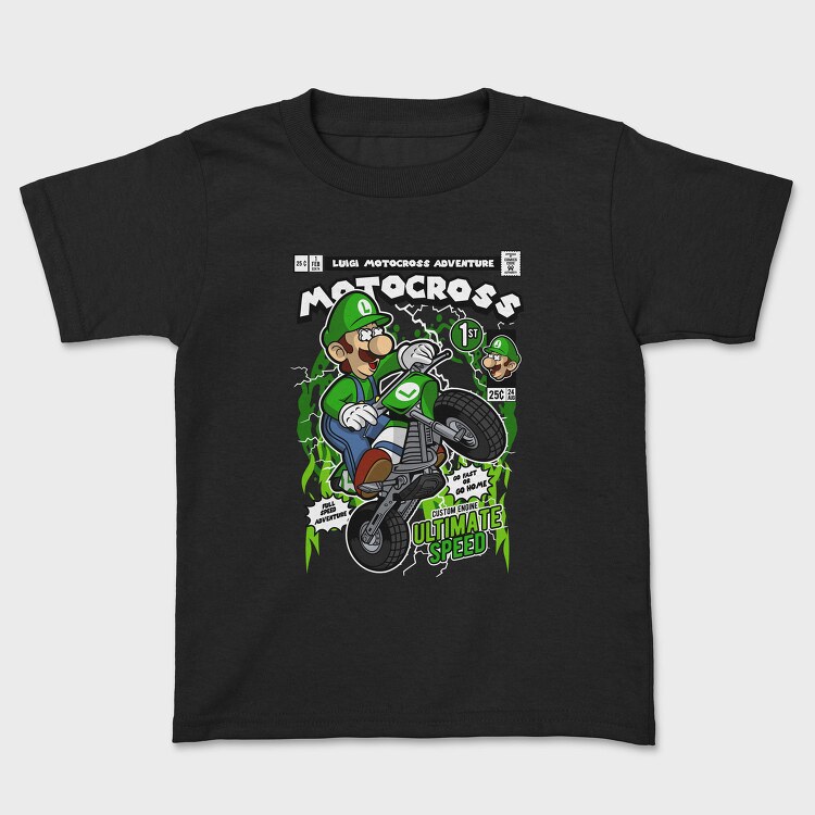 Luigi Motocross Adventure, Tricou Copii