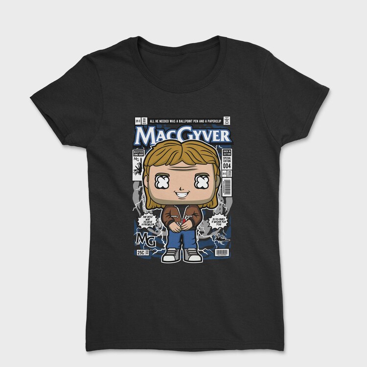 Macgyver Comic Pop, Tricou Femei
